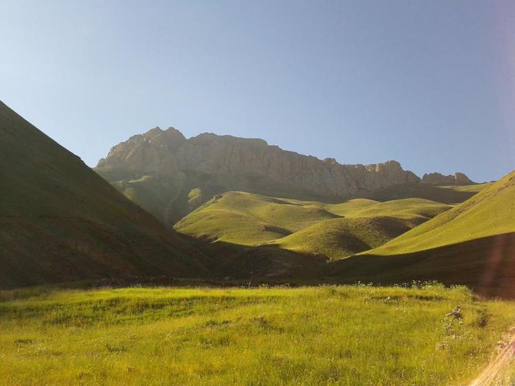 in the route to the summit of AZAD KOOH