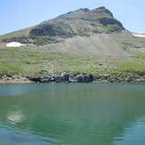 Summit of Çakırgöl Mountain and Lake, Çakirgöl or Cakirgol