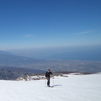 alpine ski in Mt Ossa, Mount Ossa (Greece)