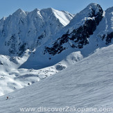 Skiing down Kasprowy Wierch (Hala Gasienicowa)