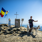 husky climbing, Parângu Mare