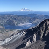 View of Rainier from South Rim, Mount Saint Helens