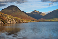 Great Gable across Wast Water photo