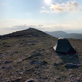 Summit camp on Galtymore