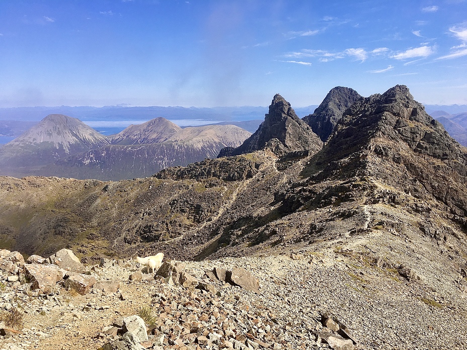 Home for lunch for Douglas from The Lookout Skye, Bruach Na Frithe