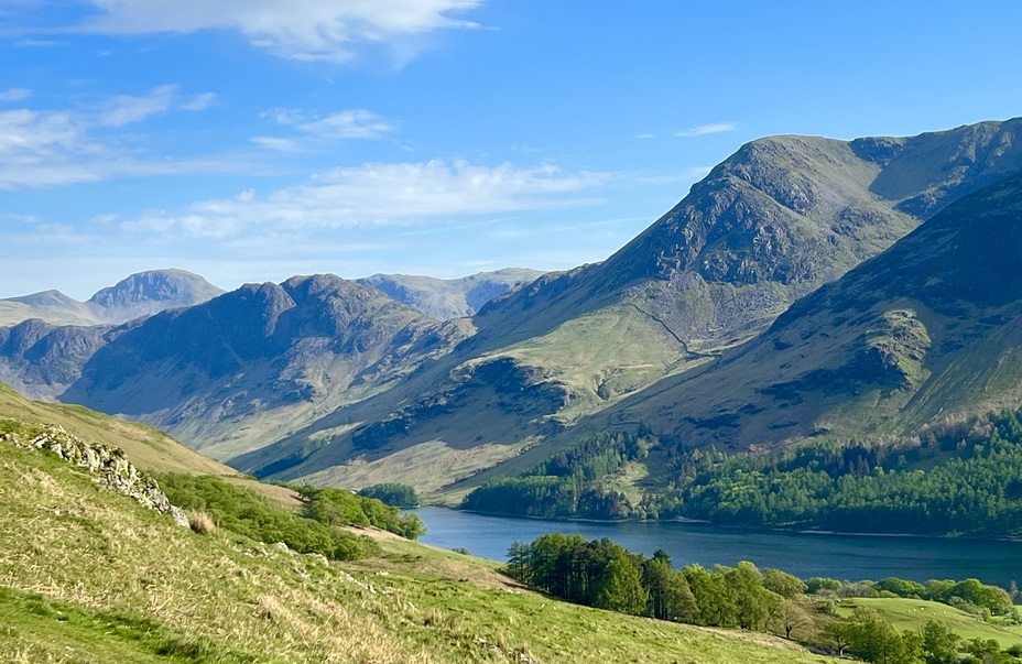 Heading up Rannerdale Knotts