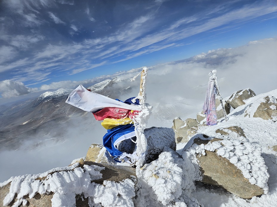 Top of Ojos del Salado, Nevados Ojos del Salado