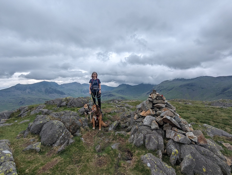 Hard Knott summit 