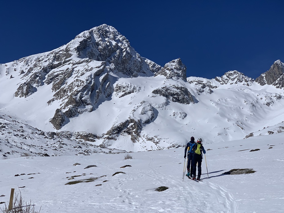 Esquí de montaña en Ubiña, Peña Ubiña