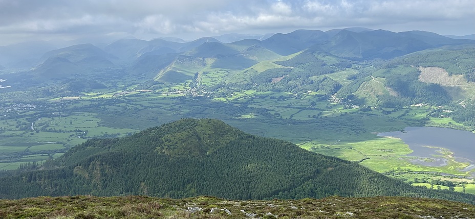 Dodd from Long Side, Dodd (Lake District)