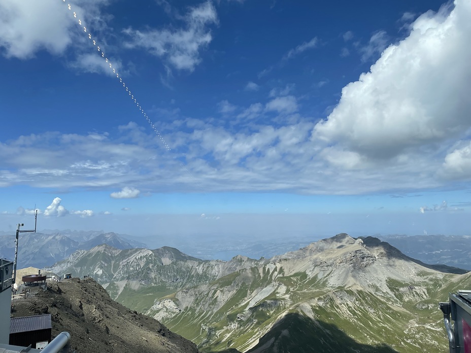 View from restaurant, Schilthorn