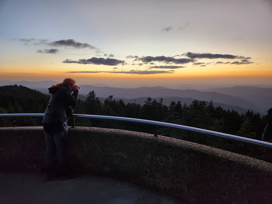 Girl from Belgium, Clingman's Dome