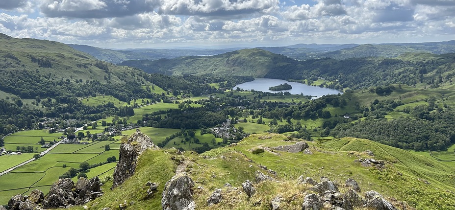 Helm Crag view over Grasmere