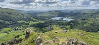 Helm Crag view over Grasmere photo