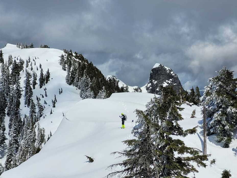 Unnecessary Mountain and East Lions peak, The Lions (peaks)