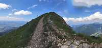 Summit ridge of Le Mole, Le Roc d'Enfer photo