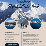 Whole details of Rush lake trek, Rush Peak