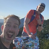 Andy & Jarrett  at the box, Mailbox Peak