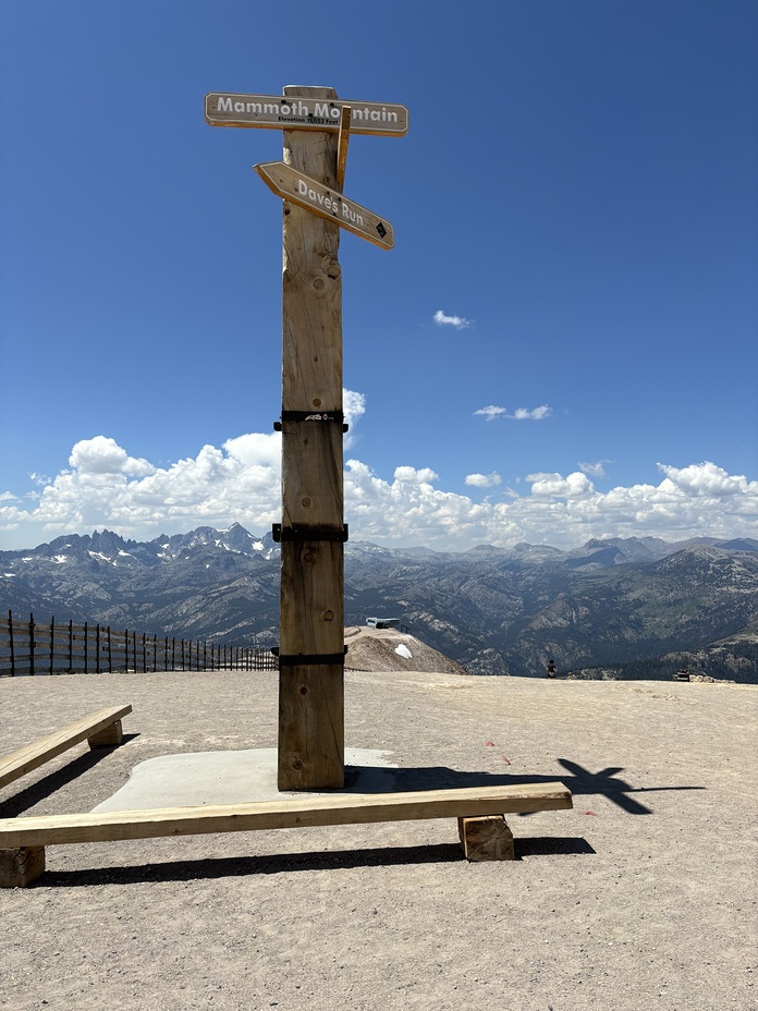 Mammoth Mountain in the summer. 