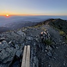 Sunset on telescope peak