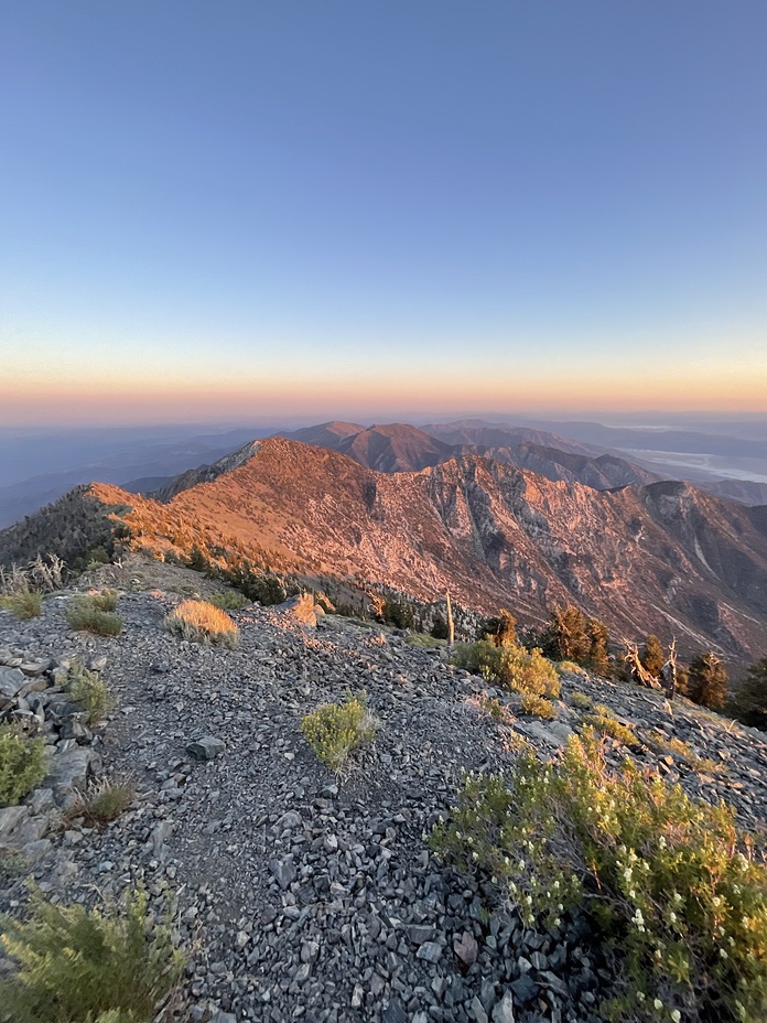 Summit sunset, Telescope Peak