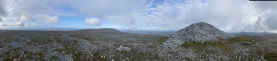 Muckish Bronze Age Cairn Panorama