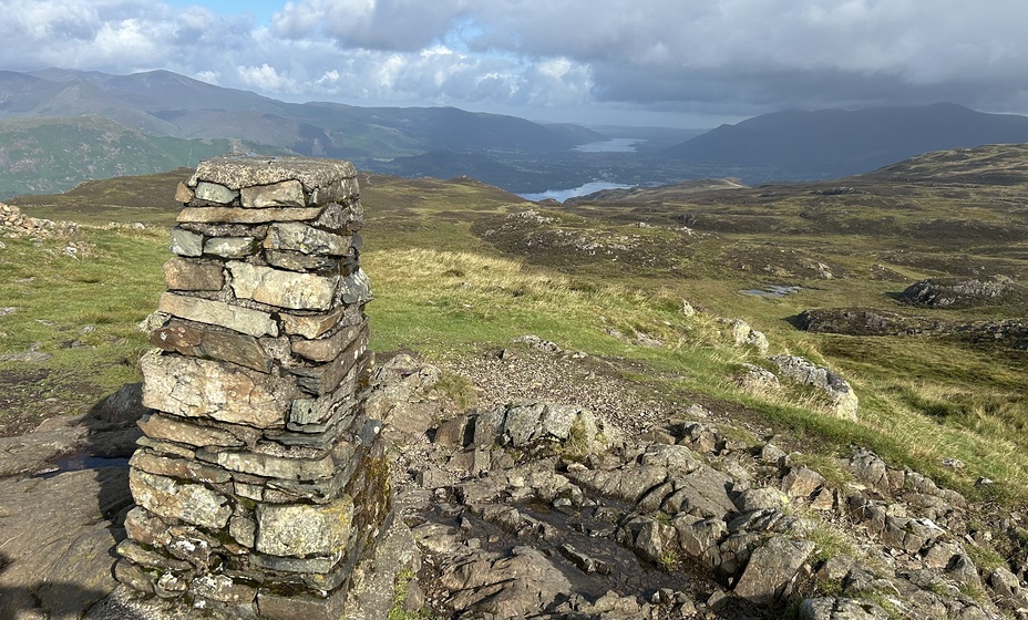 High Seat summit view, High Seat (Lake District)