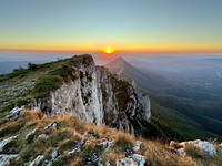 Sunset on Trem, Trem - Suva planina photo