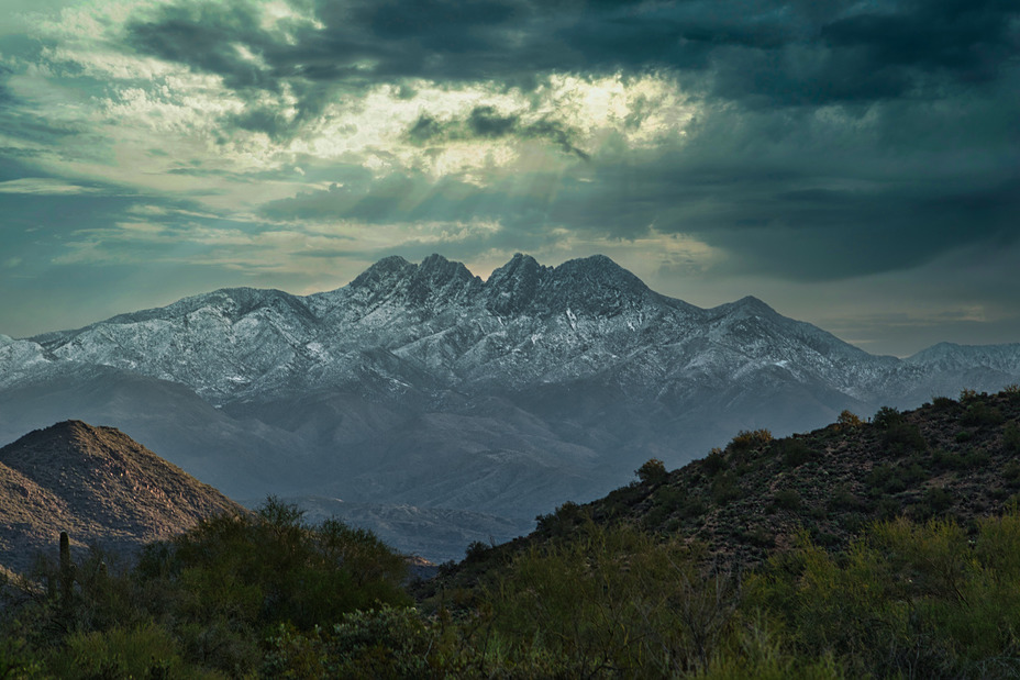 Four Peaks from Ellsworth Rd