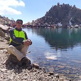 Beautiful lake at the top of Mount Sabalan ( Savalan Gölü }, سبلان