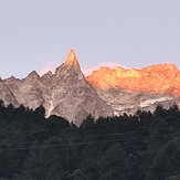 Sunset from Arolla, Aiguille de la Tsa