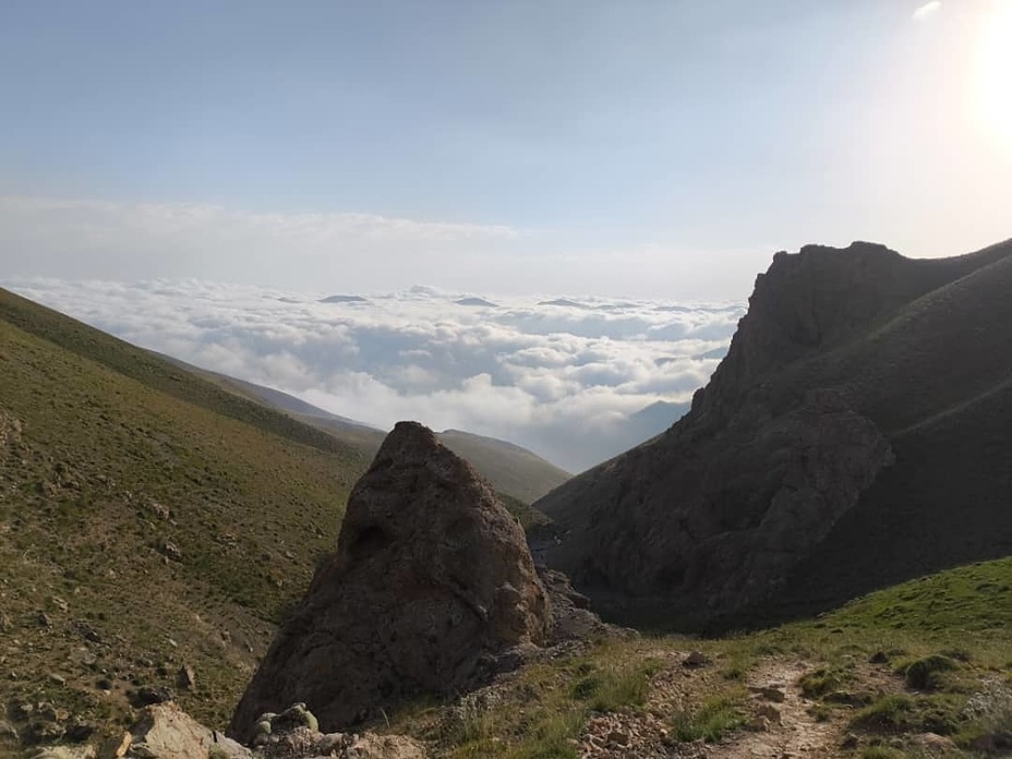 مسیر قله از کلاک, آزاد کوه‎‎