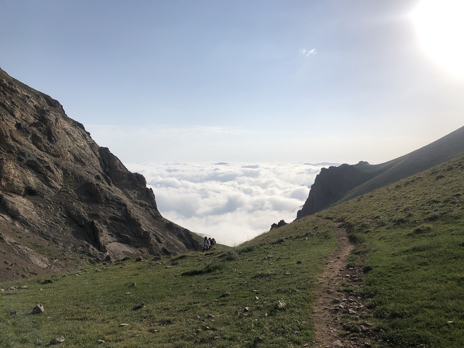 Azadkuh route from Kalak village, آزاد کوه‎‎