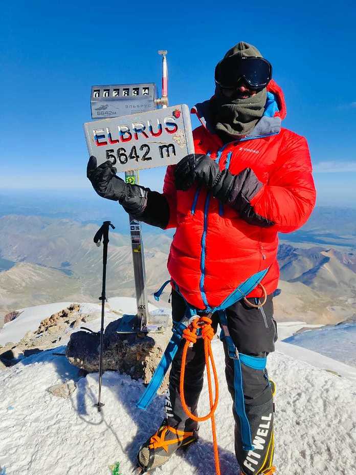 Datta Ramdas Sarode, Mount Elbrus