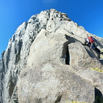 Sill from the view of Swiss Arete, Mount Sill