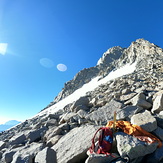 Top of glacier notch, Mount Sill