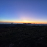 Sunset from the top of Black Balsam Knob