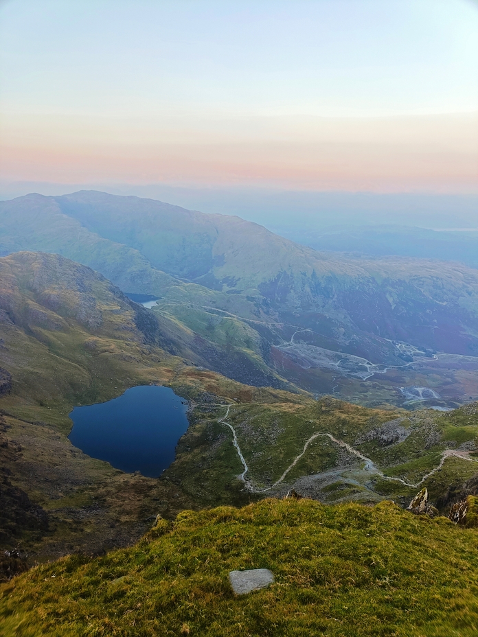 Stunning views just before sunset, The Old Man Of Coniston