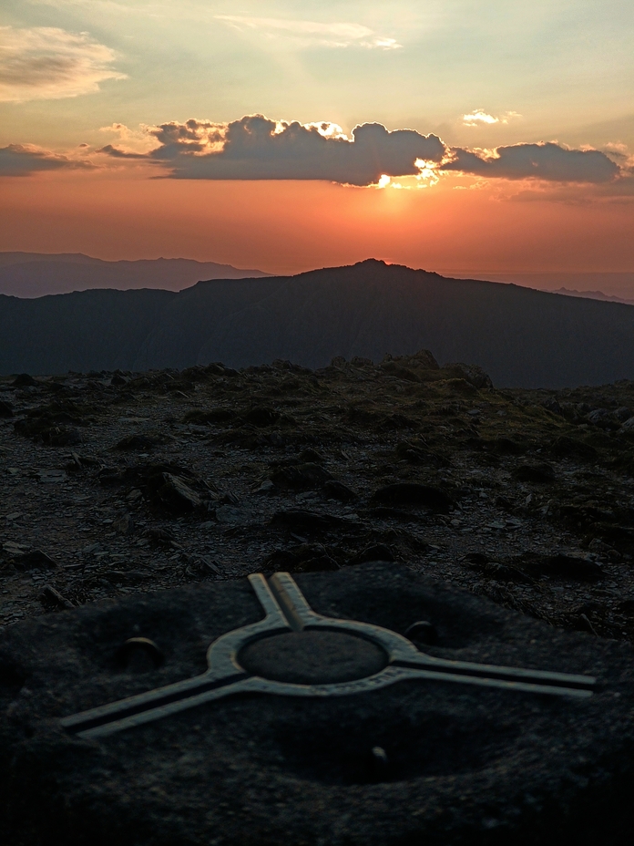 Old man sunset, The Old Man Of Coniston