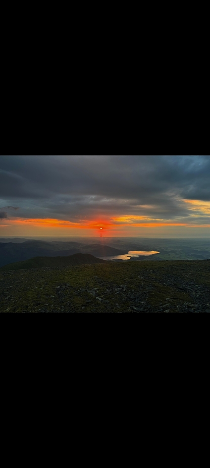 Sunset, Skiddaw