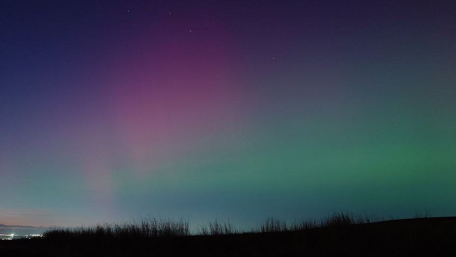 Northern lights, Rivington Pike