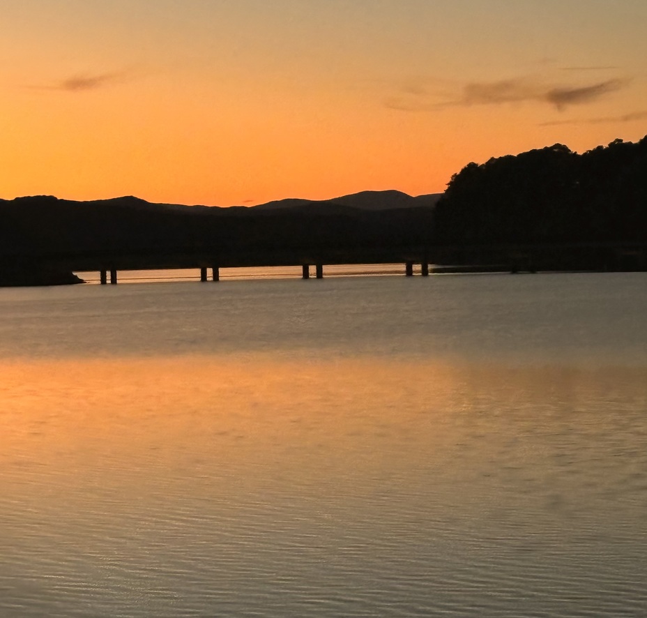 Breathtaking view at sunset, Currahee Mountain