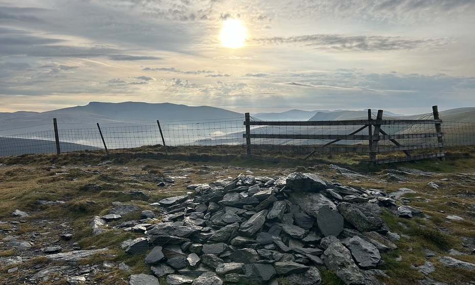 Bakestall - view from the true summit cairn