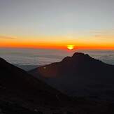 Sunrise on Mountain Kilimanjaro, Mount Kilimanjaro