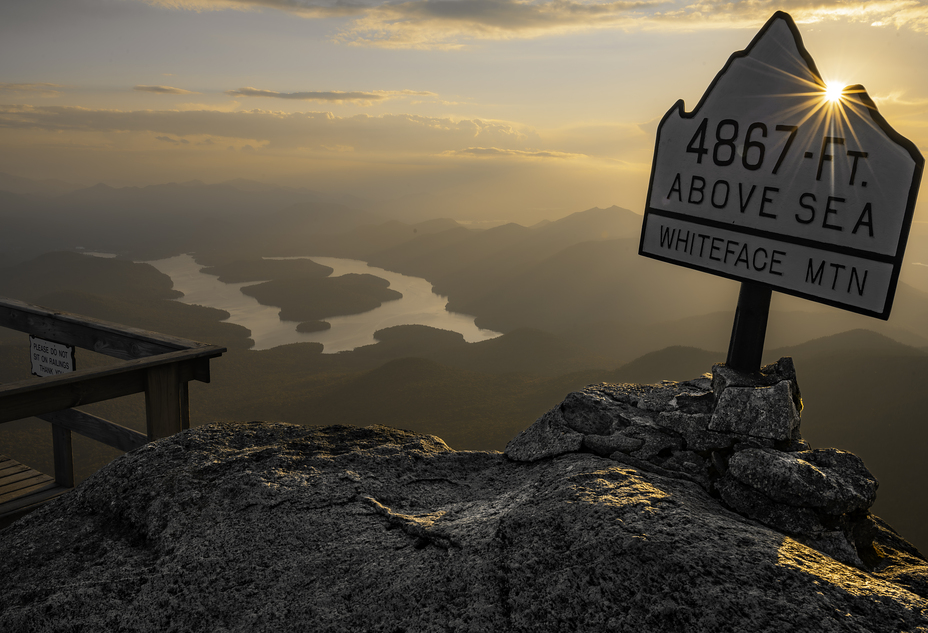 Whiteface sunburst, Whiteface Mountain