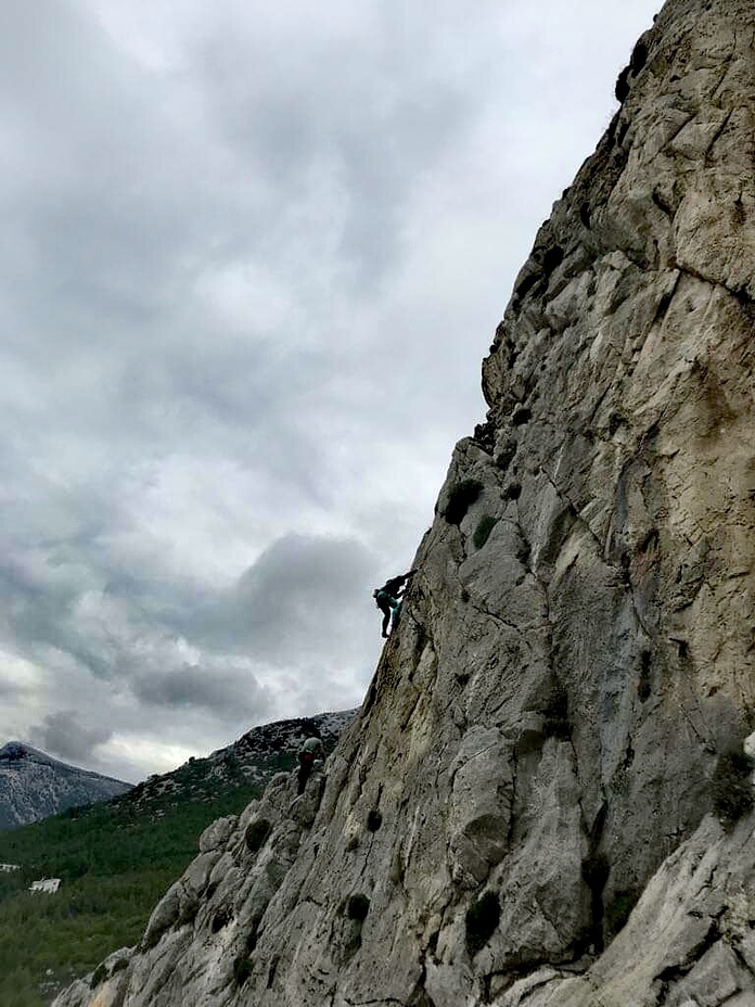 Climbing at Mt. Parnitha- Varimpobi