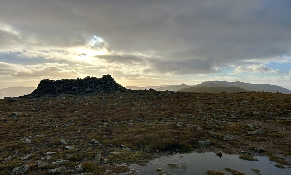 Great Dodd view from shelter below the summit