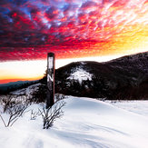 The Snow Covered Appalachian trail, Roan High Knob