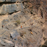 Trekking Route W6, Jebel Shams. Balcony Trek.