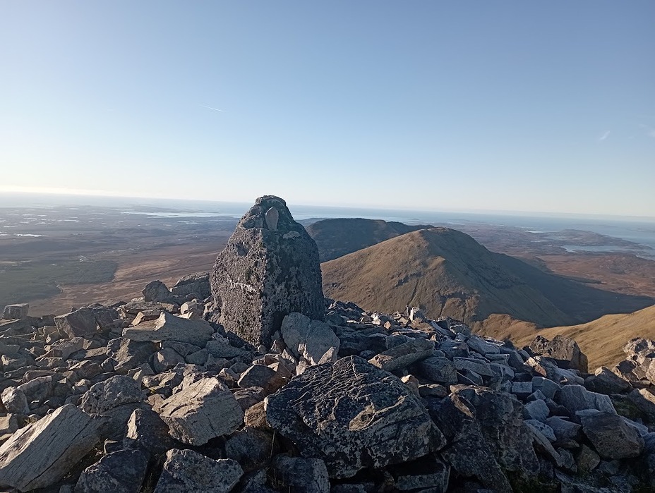 The highest point in Co. Galway, Benbaun